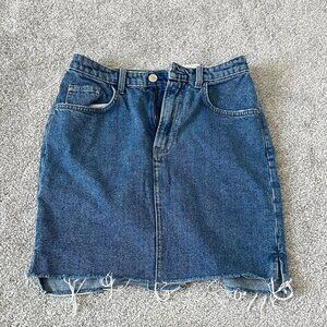 H&M Classic Blue Mini Skirt